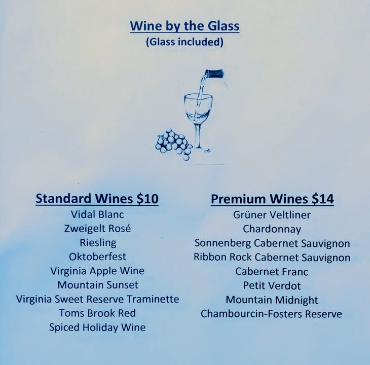 Offering Wine by the glass, and you get to keep the glass too! 🍷