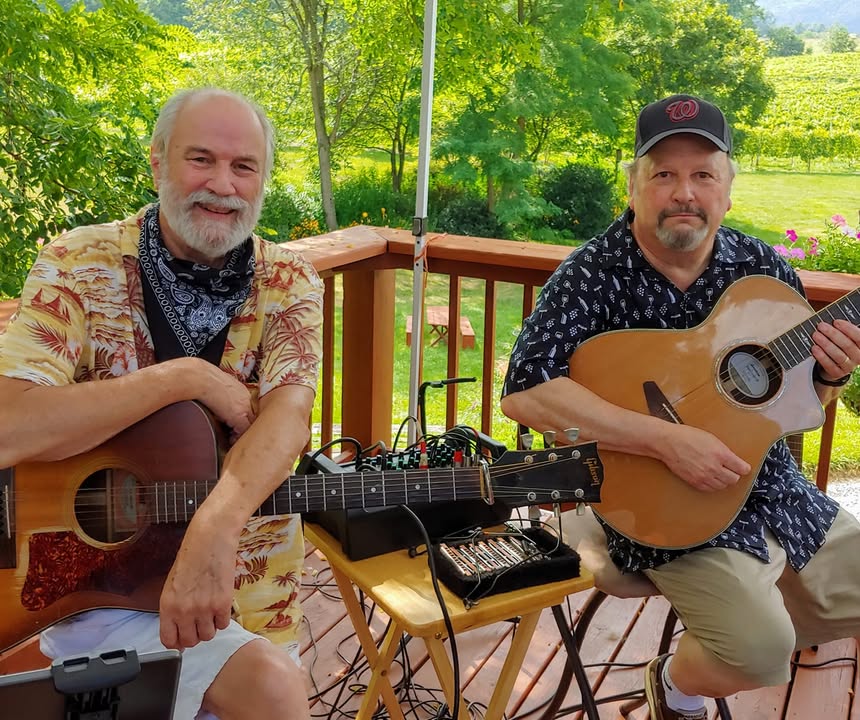 LIVE MUSIC & GREAT WINE No better combination!! Come on out Saturday, May 8 from 2-5 and enjoy the wonderful musical styles of Bill Foster & Don Crigler while you sip your wine!
