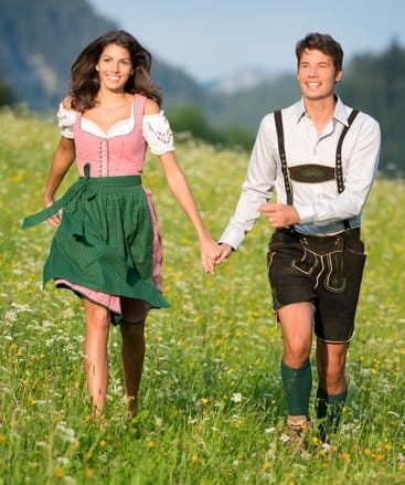 Don't forget to wear your dirndls and lederhosen on Saturday! Prizes awarded to the best dressed!
