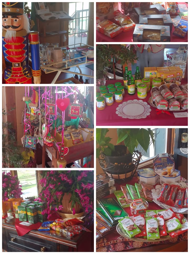 We are all set up for our Bavarian Christkindl Markt held this Friday and Saturday from 11-5! We will also have Bratwurst with Bavarian mustard and Glühwein for sale at $8 each. We look forward to seeing you!