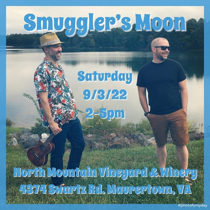 We can't think of a better way to kick off the end of summer and then enjoying a glass of wine on our Deck with the beautiful scenery and listening to the wonderful sounds of some Island like music by Smuggler's Moon!!