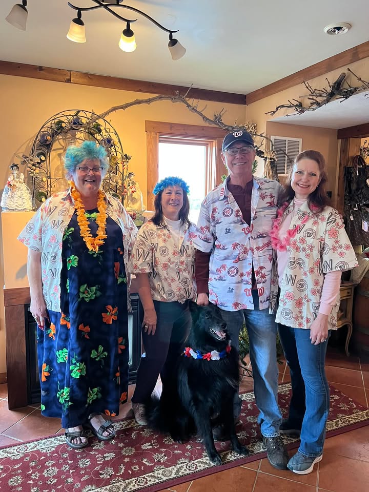 Mele Kalikimaka - Come join us for a bit of Hawaiian Christmas cheer! Ramon Camarillo from Kona, Hawaii will be performing today from 2:30 PM - 5 PM and Shady Lady Food Truck is here serving up fabulous shrimp and crab. Wear a Hawaiian shirt and receive an additional 5% off any wine purchase. #northmountainvineyard; #washingtonnationals; #Washingtonnationalshawaiianshirts