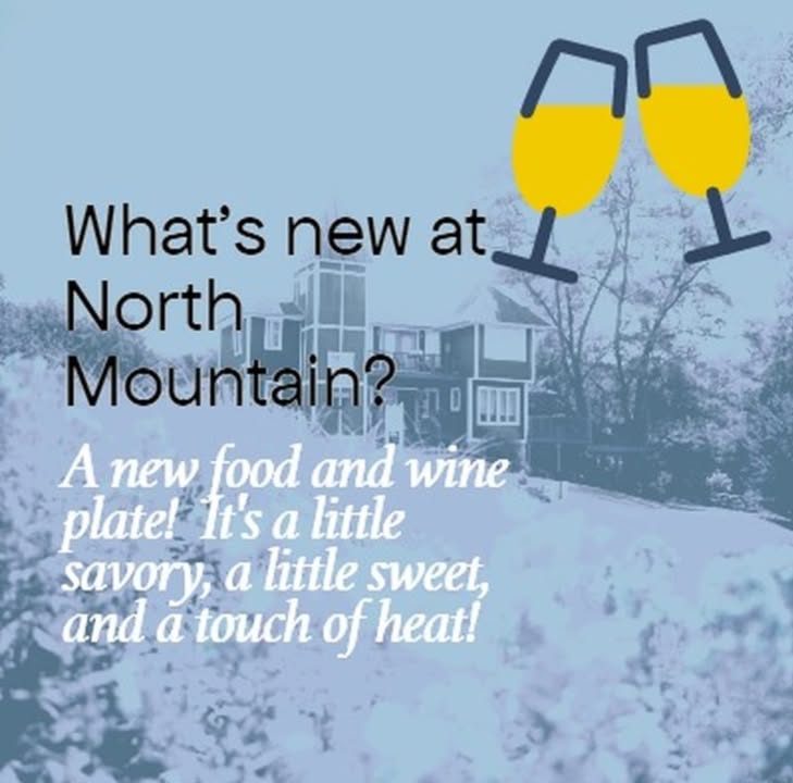 Have you've been wondering what wine can be served with a peach mango salsa? Wonder no more and make your reservation to participate in our next wine and food pairing on Saturday, June 3 and June 10. For small gourmet bites paired with four North Mountain wines (plus an extra pour from the cellar). To make a reservation either call 540-436-9463 or go to our website. We look forward to seeing you!