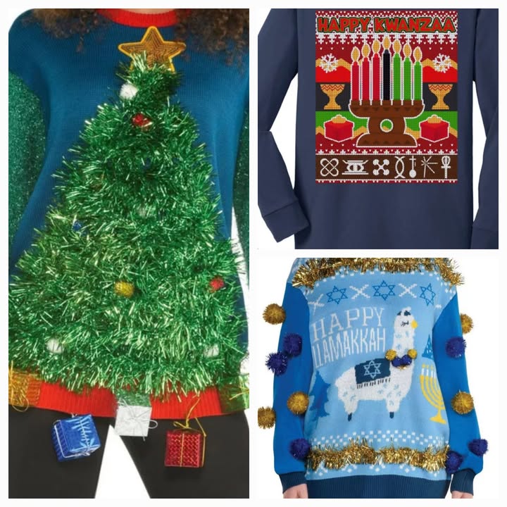 Wear a festive holiday item of clothing we can see such as: shirt, sweater, dress, pants, hat, tie, etc. from now until Dec. 24 and get 50% off your glasses of wine(only good for the person wearing the top)! Make it a fun outing and have everyone wear one!
