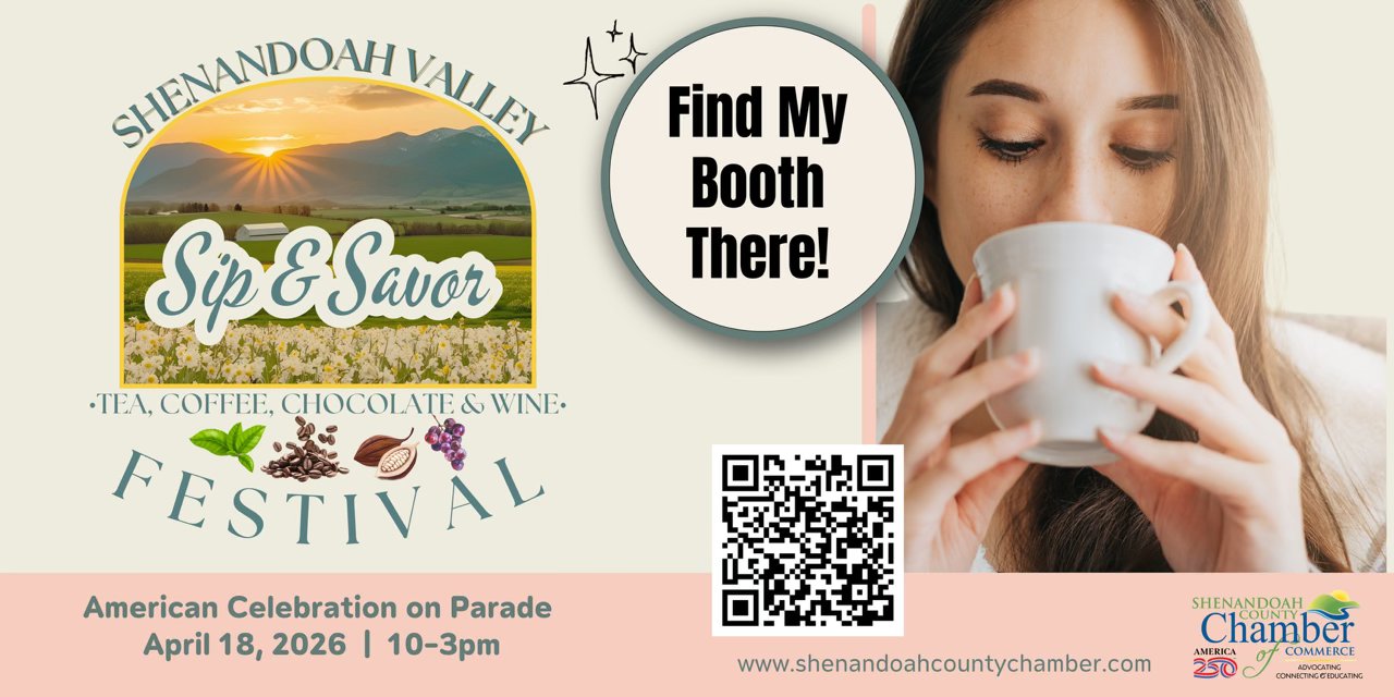 Join us at the Sip & Savor Event this Saturday, April 18th from 10 AM to 3 PM at American Celebrations on Parade, 397 Caverns Rd, Quicksburg. We’ll be set up and pouring throughout the day alongside an amazing lineup of tea, coffee, chocolate, and wine vendors, perfect for a day of tasting and exploring local flavors. Scan the QR code for event details! We look forward to seeing you there and sharing a taste of North Mountain Vineyard & Winery!