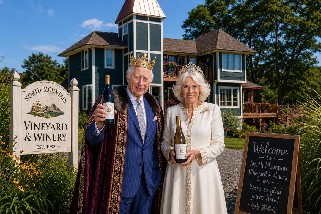 ๐ A royal visit at the vineyard ๐ King Charles & Queen Camilla made their stop at North Mountain Vineyard & Winery before heading to Front Royal! Safe to sayโฆ they approved of the wine ๐ท๐