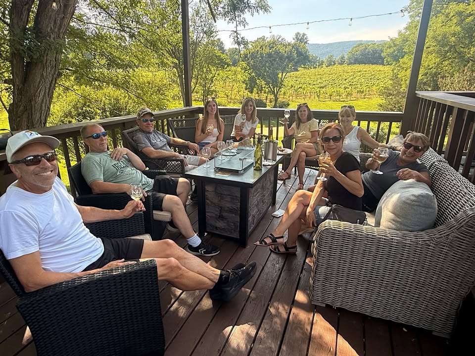 One of our favorite things about the Wine Club is seeing members share North Mountain with the people they love most. Great wine, beautiful views, and quality time with family, thank you for making us part of your memories. #NorthMountainVineyard #VirginiaWine #VirginiaWineries #ShenandoahValley #ShenandoahCounty #DrinkLocal #DrinkVirginiaWine #WineryLife #WineryViews #VineyardVibes #WineCountry #WineLovers #WineWithFriends #FamilyTime #Cheers #VisitVirginia #ExploreVirginia #WeekendVibes #SipAndStay #SupportLocal