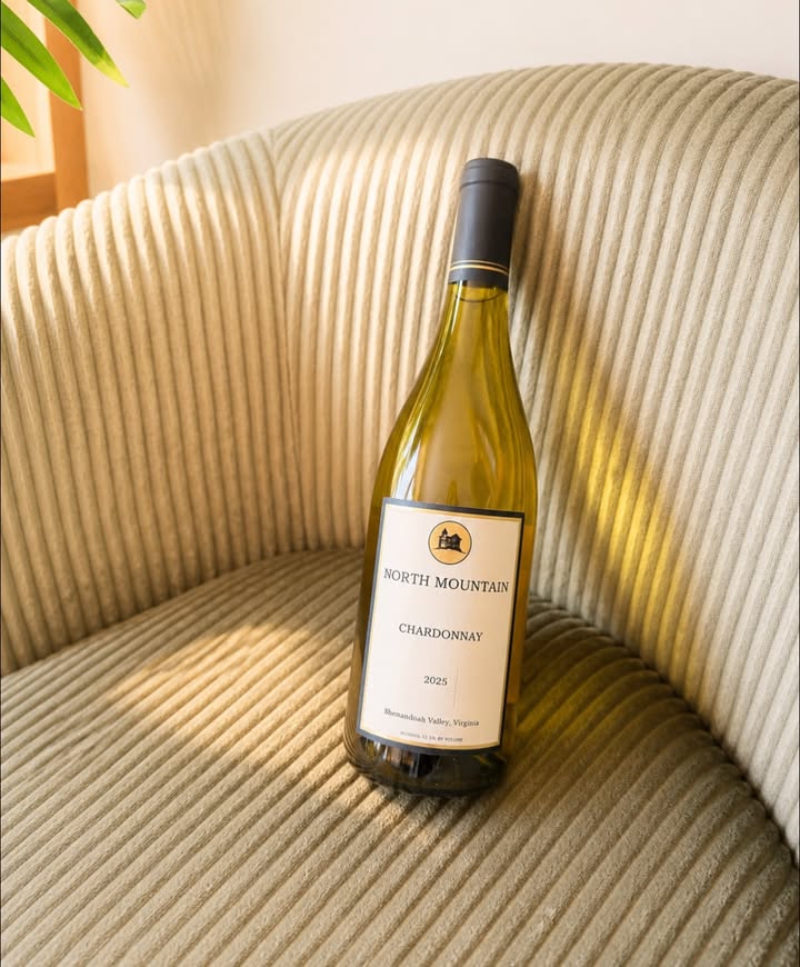Meet our Chardonnay. Crafted to let the fruit shine, this Chardonnay spent just a touch of time in oak before finishing in stainless steel. The result? A beautifully balanced wine with subtle oak character, bright freshness, and a clean, crisp finish. It’s the perfect companion for seafood, roasted chicken, creamy pastas, or simply a relaxing afternoon on the patio. Stop by the tasting room and see why this elegant Chardonnay has become a guest favorite. Have you tried our Chardonnay yet? #NorthMountainVineyard #Chardonnay #VirginiaWine #ShenandoahValley #DrinkLocal #WhiteWine #VirginiaWinery #WineLovers #VisitVirginia #SipLocal #WineryLife #ExploreVirginia *You must be 21 and over to consume alcohol*