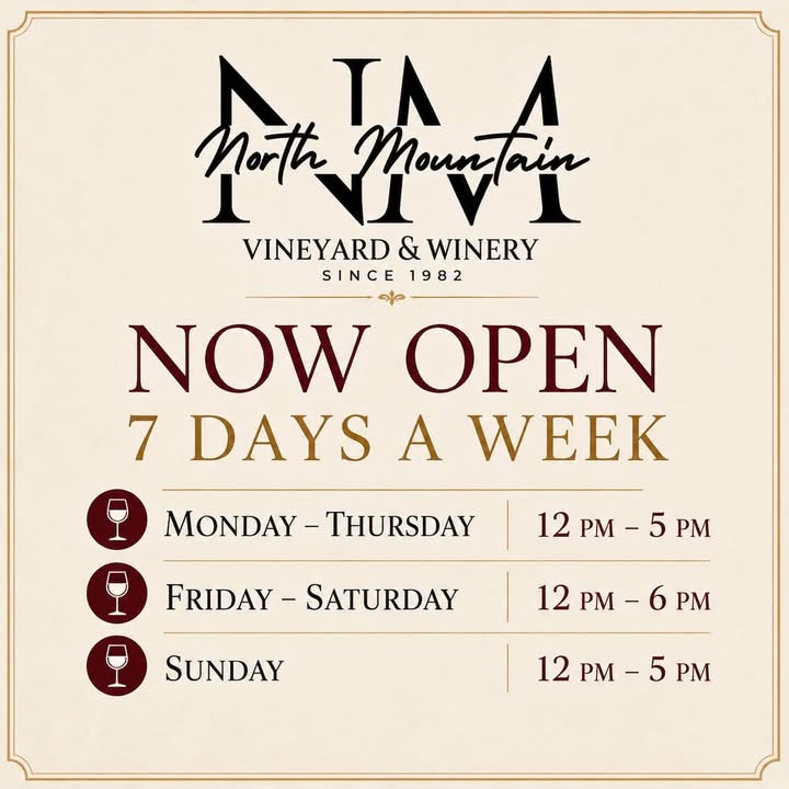 Explore estate-grown Virginia wines from North Mountain Vineyard in the Shenandoah Valley, including Grüner Veltliner, Zweigelt, reds, whites, and rosé.