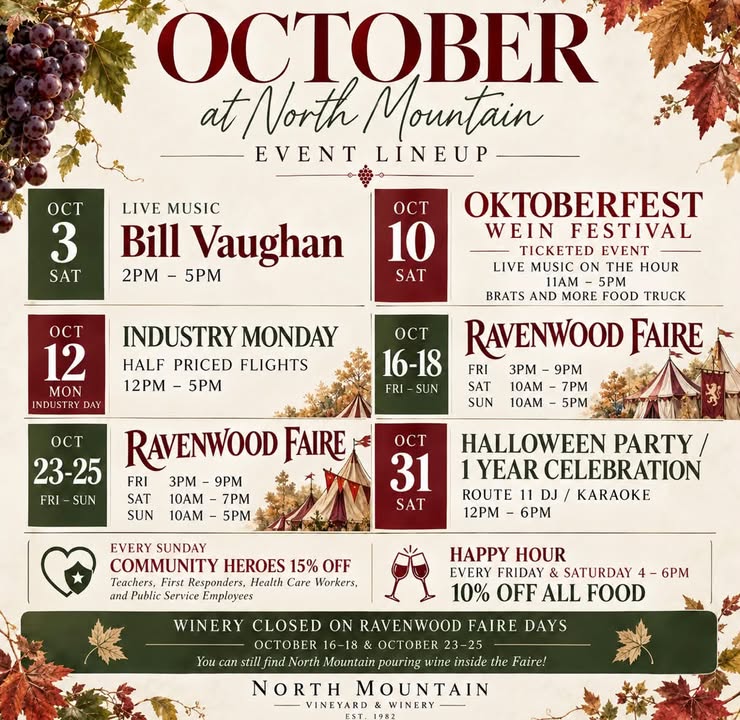 🍂 OCTOBER AT NORTH MOUNTAIN 🍂